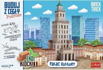BUDUJ Z CEGŁY PAŁAC KULTURY ZAMEK ZESTAW KLOCKI