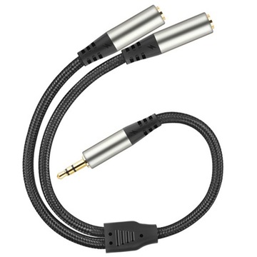 Reagle Rozdzielacz Kabel MINI JACK na 2 Słuchawki AUX OFC