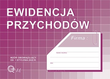 R1h Ewidencja przychodów A5 Ryczałt od 2022r NOWA