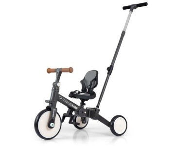 MILLY MALLY велосипед триколісний 5 в 1 OPTIMUS MAX сірий 6265