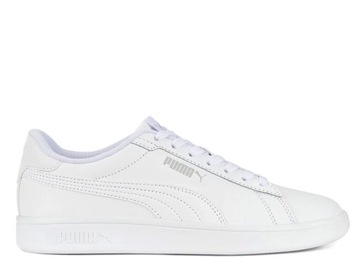 Buty damskie sportowe młodzieżowe trampki białe PUMA SMASH 3 39203102 38.5