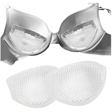 SILIKONOWE WKŁADKI PUSH UP ODDYCHAJĄCE DO BIUSTONOSZA STANIKA STROJU BIKINI