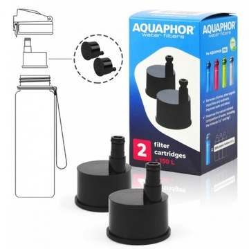 Фильтр-вставка для воды в бутылку АКВАФОР СИТИ, 2 шт.
