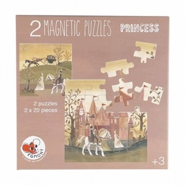 AE04 Puzzle magnetyczne magnesy Egmont Toys 2 obrazki