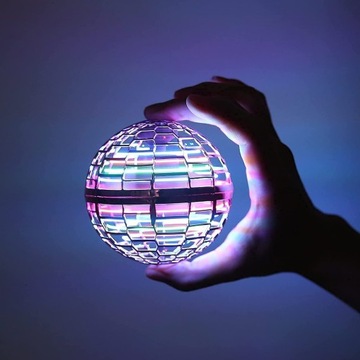 LATAJĄCA BOOMERANG SPINNER KULA STEROWANY RĘKĄ LED