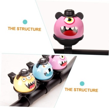 4 шт. Аксессуары для велосипедных звонков для детей