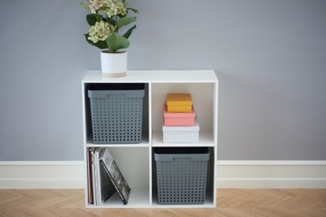 KOSZYK 29,6X29,6X29,6 BIALY