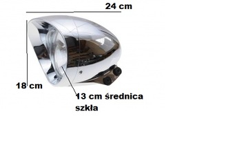 LAMPA REFLEKTOR HONDA VT SHADOW VTX 1300/1800 CHROM