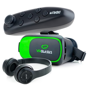 WIRTUALNA RZECZYWISTOŚĆ GOGLE 3D OKULARY VR PILOT