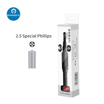 Wkrętak 3D 1.5 Phillips 0.8 Pentalobe Y 0.6 M2.5