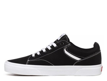 Trampki męskie buty sportowe czarne black VANS SELDAN VN0A4TZE187 42.5