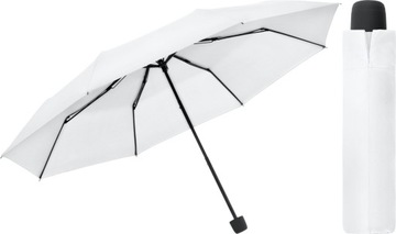 Parasol manualny Derby Uni Biały