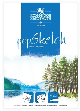 Blok szkicowy POPSKETCH A4 20 ARK. 110 G. 9920/1 K
