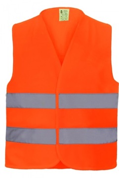 Kamizelka odblaskowa pomarańczowa - Rozmiar 3XL