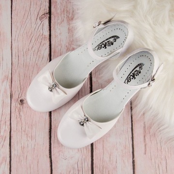 Торжественные туфли для девочек KBD-674 розовые - 38 - длина обуви 25,2 см