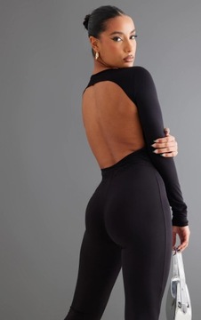 BODY CZARNE ODKRYTE PLECY PRETTYLITTLETHING