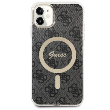 Etui GUESS 4G pokrowiec z MagSafe tył do iPhone 11