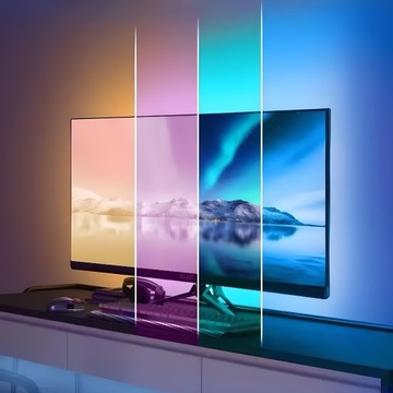 ВОДОНЕПРОНИЦАЕМАЯ СВЕТОДИОДНАЯ ЛЕНТА SMD 5M RGB ЦВЕТНАЯ + ДИСТАНЦИОННОЕ УПРАВЛЕНИЕ