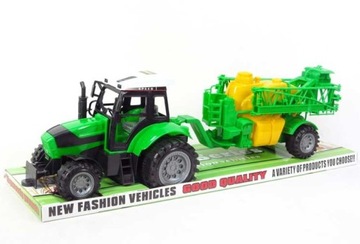 DUŻY TRAKTOR + MASZYNY 55CM NAPĘD RUCHOME CZĘŚCI