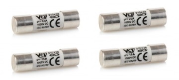 Плавкий предохранитель gPV 10x38 15A постоянного тока