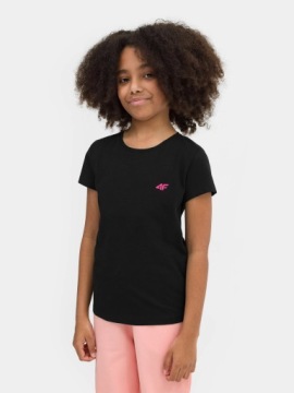 KOSZULKA DZIEWCZĘCA 4F T-SHIRT BAWEŁNA 152