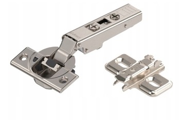 ZAWIAS MEBLOWY PROSTY NAKŁADANY BLUM 71B3550 BLUMOTION DOCIĄG + PROWADNIK