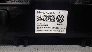 3G8907056G PANEL KLIMATIZACE VW TIGUAN II 22R
