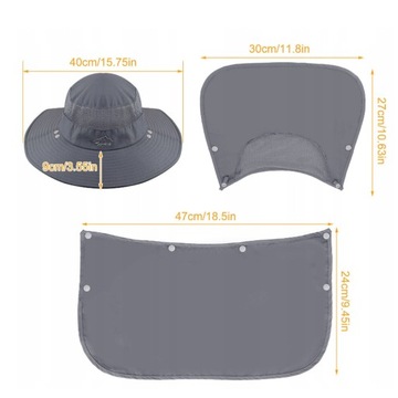 ШЛЯПА ДЛЯ РЫБАЛКИ С МАСКОЙ ШИРОКОПОЛАЯ ШЛЯПА СОЛНЦА