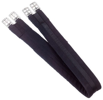 Popręg bawełniany czarny Kerbl 120 cm