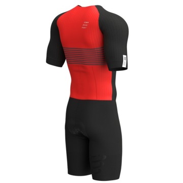 COMPRESSPORT Мужской костюм для триатлона AERO SS TRISUIT черный/красный XL