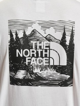 koszulka meska biala the north face bawelniana tnf logo