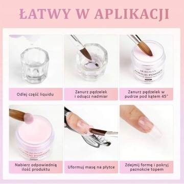 IsabelleNails Acrylic Акриловая пудра 30г Прозрачная