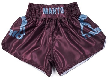 MANTO spodenki MUAY THAI DUAL brązowe rozm. S