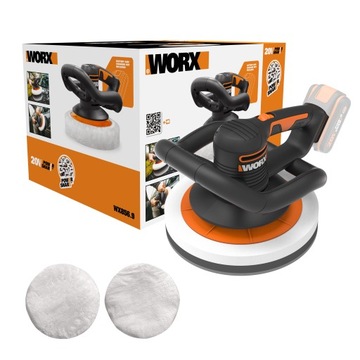 WORX WX856.9 Аккумуляторная полировальная машинка для автомобилей 20 В