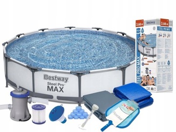 BASEN STELAŻOWY 56416 PRO-MAX 366x76 BESTWAY FULL ZESTAW