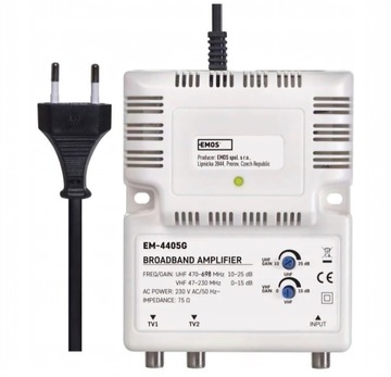 Wzmacniacz szerokopasmowy antenowy EMOS EM-440 5G J0400