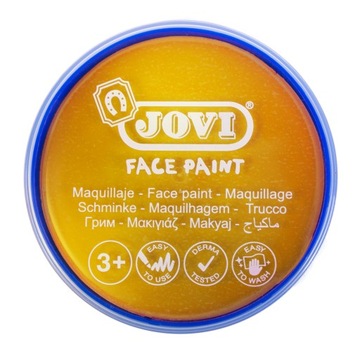 Farby do malowania twarzy 1szt 20 ml: złoty (38)