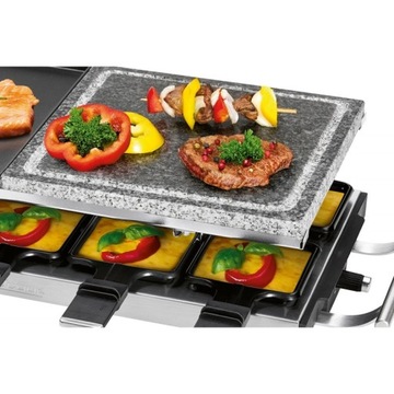 2w1 GRILL ELEKTRYCZNY RACLETTE STOŁOWY NA STÓŁ BEZ DYMU 1700W NIEMIECKI