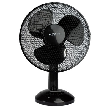 WENTYLATOR BIURKOWY WIATRAK STOJĄCY CICHY MOCNY DUŻA ŚREDNICA ŚMIGŁA 29cm