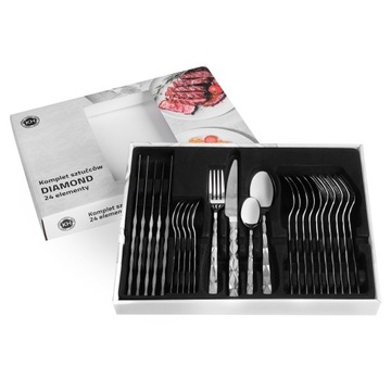 Набор столовых приборов белого цвета, 1 шт.