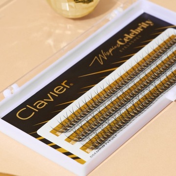 Пучки ресниц Clavier Wispies Celebrity Mix 10/12/14 мм