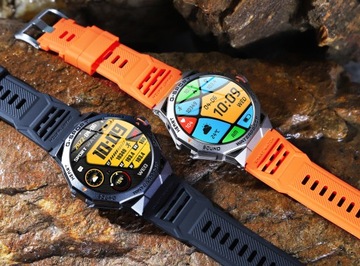 SMARTWATCH ZEGAREK MĘSKI AMOLED MENU POLSKIE SPORT PULS ROZMOWY SMART WATCH