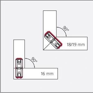 Компрессионный соединитель Lamello Lamelek Clamex P-14