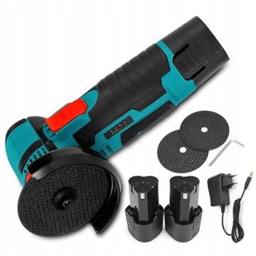 Аккумуляторная угловая шлифовальная машина Parkside+, аккумулятор 2 Ач