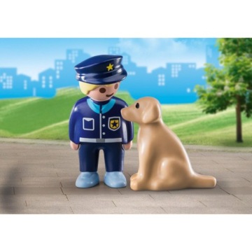 PLAYMOBIL 70408 ПОЛИЦЕЙСКИЙ С СОБАКОЙ