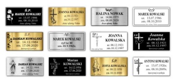 Могильная доска 30х15 см + ТОЛСТАЯ ЛЕНТА