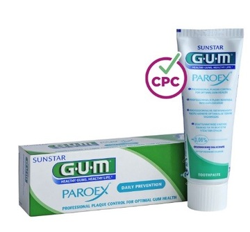 Sunstar PAROX GUM Pasta d/zębów 0,06% 75
