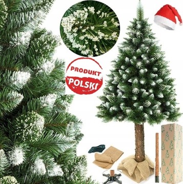 CHOINKA SZTUCZNA NA PNIU SOSNA DIAMENTOWA 220 CM