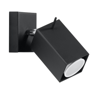 Kinkiet MERIDA Czarny GU10 do LED SL.0099 SOLLUX
