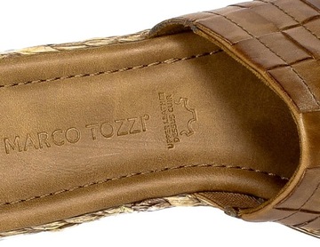 Klapki Marco Tozzi 2-27211-28 310 Cognac Antic